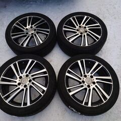 オデッセイ外し　社外１８インチタイヤ・ホイールセット