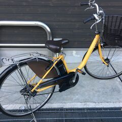 地域限定送料無料　ヤマハ　パス　新基準　子供乗せ　黄色　アシスタ　ビビ　神戸市　電動自転車 地域限定送料無料 ヤマハ パス 新基準 子供乗せ 黄色 アシスタ ビビ