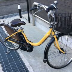 地域限定送料無料 ヤマハ パス 新基準 子供乗せ 黄色 アシスタ ビビ