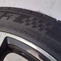 オデッセイ外し　社外１８インチタイヤ・ホイールセット