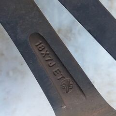 オデッセイ外し　社外１８インチタイヤ・ホイールセット