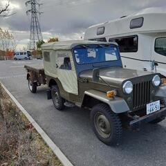 車検付き三菱ジープj54トレーラー車検が1年付