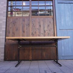 CRASH GATE(クラッシュゲート)/ノットアンティークスのFRAG(フラッグ) オーク材 LDテーブルです。ブルックリンスタイルなど男前インテリアにおススメのダイニングテーブル♪CA244