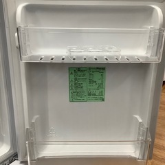 安心の1年保証付！！【Hisense(ハイセンス) 2ドア冷蔵庫】取りに来れる 