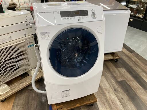シャープ(SHARP) 10.0kg ドラム式洗濯乾燥機 2021年製 ES-H10E-WL