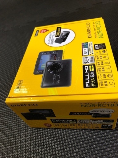 未使用　工具不要取付　前後ドライブレコーダー