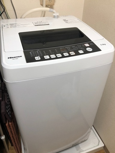 単身用洗濯機2019年製