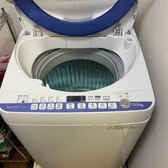 【ネット決済】引き取り者様決定　SHARP洗濯機7キロ