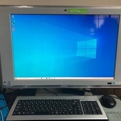SONY モニター　一体型デスクトップパソコン