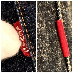 リーバイス  復刻 501XX W34 L36 ビッグE 赤耳 デニム バックル