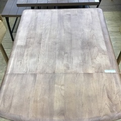 KM-91【ご来店頂ける方限定】ダイニング3点セット バタフライ天板