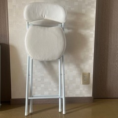 【美品】NITORI ニトリ  折りたたみ椅子　パイプ椅子　収納可能