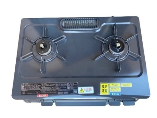 2019年製 パロマ ガステーブルコンロ(片面焼グリル左強火力・LPガス）/PA-