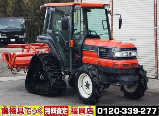 【SOLD OUT】クボタ トラクター GL367 36馬力 588時間 パワクロ キャビン エアコン 自動水平 オートヒッチ 耕耘刃新品【清掃済・整備済】【農機具でっく】【福岡】【トラクター】 SOLD OUT】クボタ トラクター GL367 36馬力 588時間 パワクロ キャビン