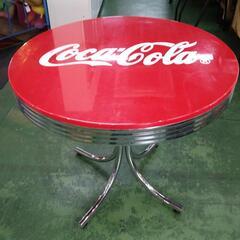 コカ・コーラ　円形テーブル　アンティークテーブル　86×86×75