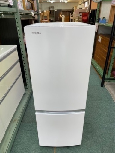 【リサイクルサービス八光　田上店　安心の3か月保証　配達・設置OK】東芝 TOSHIBA GR-R15BS（W） [冷蔵庫 （153L・右開き） 2ドア パールホワイト]