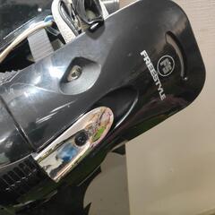 ■【現状品】BURTON バートン 約全長152cm ビンディング FREESTYLE Lサイズ スノーボード ケース付き