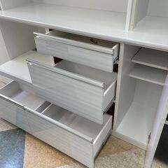 🖤入江木工 3面レンジボード 🤍定価￥150,000🤍 エナメル塗装 ソフトクローザー🖤