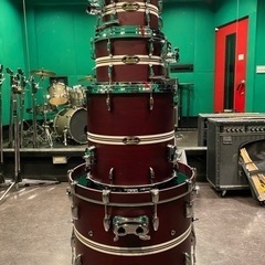 中古美品！Pearl Masters Maple Gum 22”16”12”10