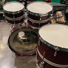 中古美品！Pearl Masters Maple Gum 22”16”12”10