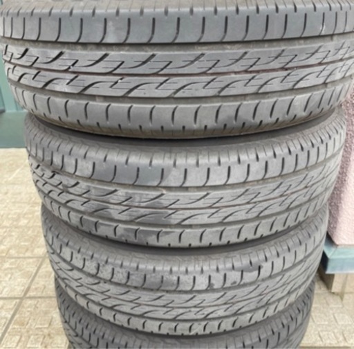 再)超美品‼️アルミ付サマータイヤ155/65R14ダイハツ純正 売れ筋 