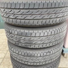 再)超美品‼️アルミ付サマータイヤ155/65R14ダイハツ純正