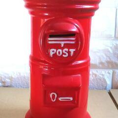 【ネット決済・配送可】《新品未使用》リアル郵便ポストの貯金箱