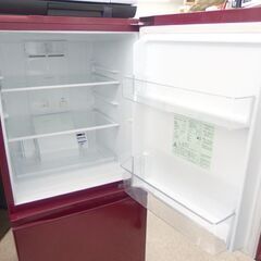 AQUA 157L冷蔵庫 2017年製 AQR-16F レッド色系 アクア 札幌市北区屯田 