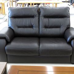 北海道/千歳市 ニトリ 本皮2Pソファ 2P SOFA N J2806(KD) DBR ダークブラウン 幅159×奥行93×高さ96cm 近郊配送/店頭でのお受け渡し大歓迎