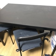 【ネット決済】イケア　テーブル＆椅子　TaRENDoテーブル&A...