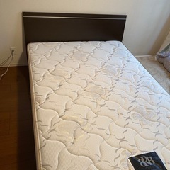 決まりました】フランスベッド☆ダブルベットフレーム&マットレスセット