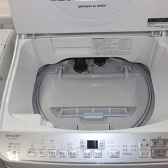 ★特別価格 乾燥機能付き 美品！ ★SHARP シャープ タテ型洗濯乾燥機 (ES-TX5C-S) 5.5㎏ 19年製★大田区、品川区 配送・設置無料★店頭取引歓迎