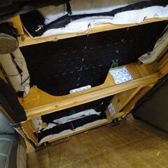 KELVIN GIORMANI　総本革セパレートカウチソファー【愛品倶楽部柏店】●