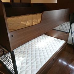 二段ベッド(ニトリ購入・マットレス付)