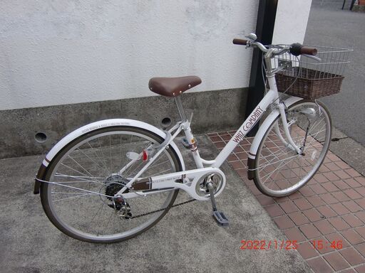 26インチ、変速　5段自転車