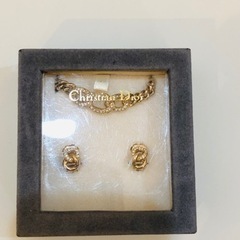 Christian Dior ネックレス&イヤリング　セット