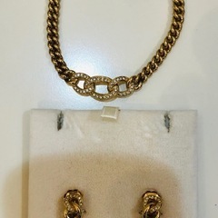 Christian Dior ネックレス&イヤリング　セット