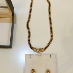 Christian Dior ネックレス&イヤリング　セット