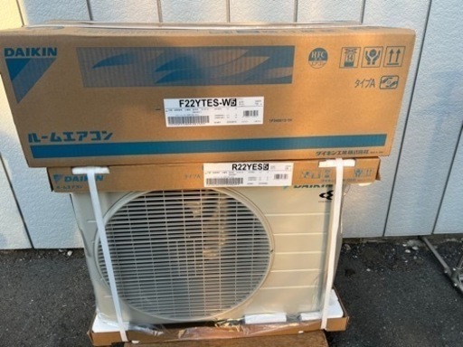 新品未開封■ダイキン ルームエアコン 2.2kw 6畳用 2021年モデル S22YTES-W■DAIKIN 家庭用 単相100V 新冷媒R32