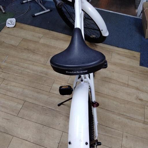 売り切れ中古❱ レインボー ビーチクルーザー 白 藤沢元気回復デジタル