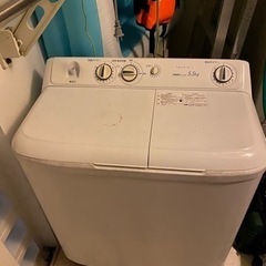 二層式洗濯機5.5キロ