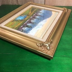 田中浩二作 肉筆 「立山連峰」