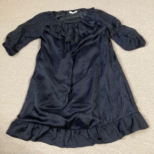 アースミュージックエコロジーフリル黒ワンピース ローズマリー 倉敷の服 ファッションの中古 古着あげます 譲ります ジモティーで不用品の処分