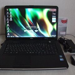 高速SSD240GB搭載 大画面18.4型(1680×945ドット) Core i5 富士通 FMV-BIBLO