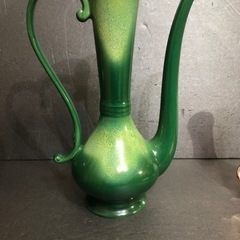 【ネット決済】水差し型花瓶　緑