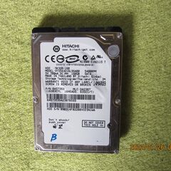 ノートパソコン用　ハードディスク　160GB  SATA