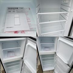 ☆極美品☆maxzen 冷蔵庫 2020年製 JR138ML01GM 138L 右開き 2ドア 一人暮らし 単身 同棲 便利 黒 ブラック マクスゼン

