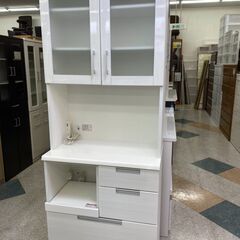 ★ジモティ割あり★ ㈱高橋木工所 レンジボード ホワイト H205×D45.5×W120 クリーニング済み HJ4153 ☆ジモティ割あり☆ ㈱高橋木工所 レンジボード ホワイト H205×D45.5×