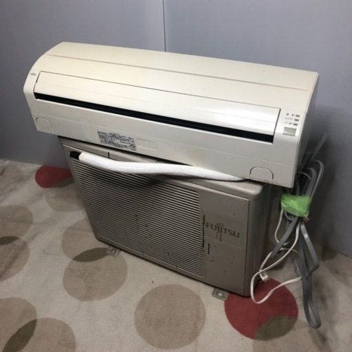 エアコン 富士通 2.2kw 2009年製 104 プラス3000円〜配送可能！ ☆その他多数出品中！