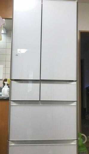 引き取り決定】大型冷蔵庫 日立ノンフロン冷蔵庫R-XG5600G 2017年製